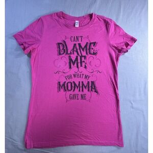 Trace‎ Adkins Hot Pink Concert Music Shirt Size Women's Fitted XL Country Music